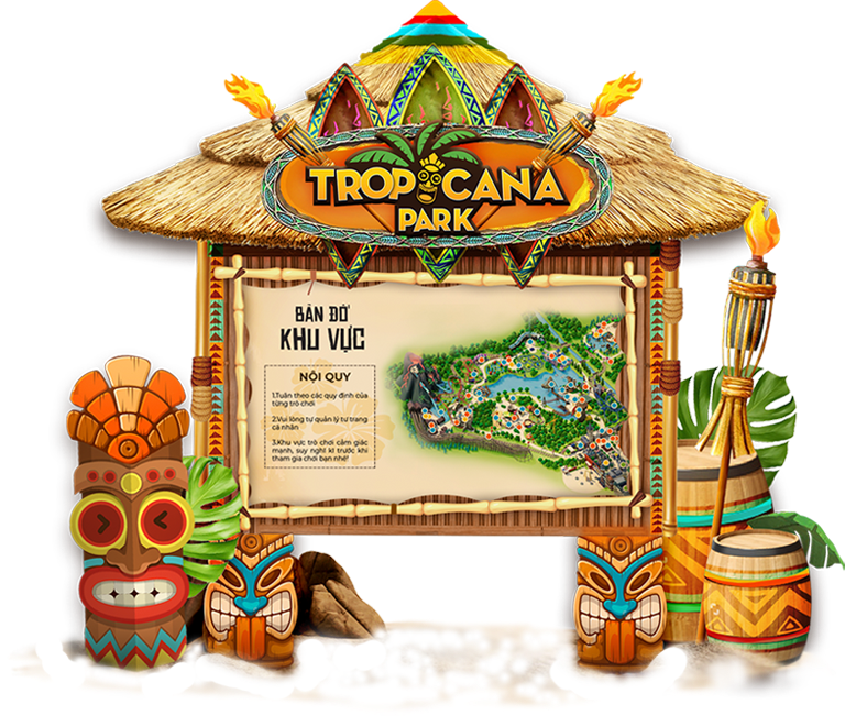 Bản đồ công viên Tropicana Park